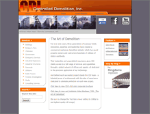 Tablet Screenshot of controlled-demolition.com